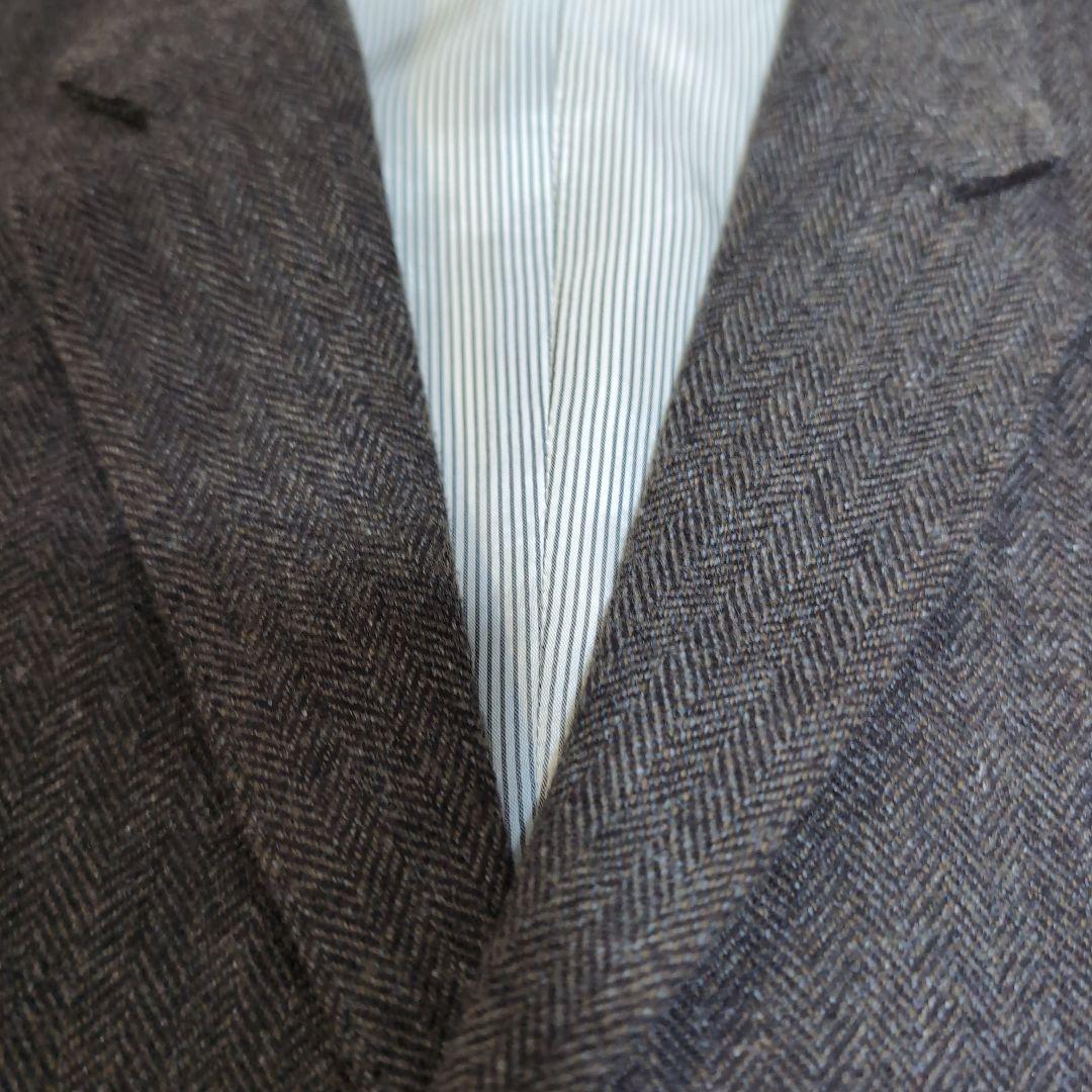 PaulSmith LONDON 日本製 メンズヘリンボーン織りジレ ベスト L