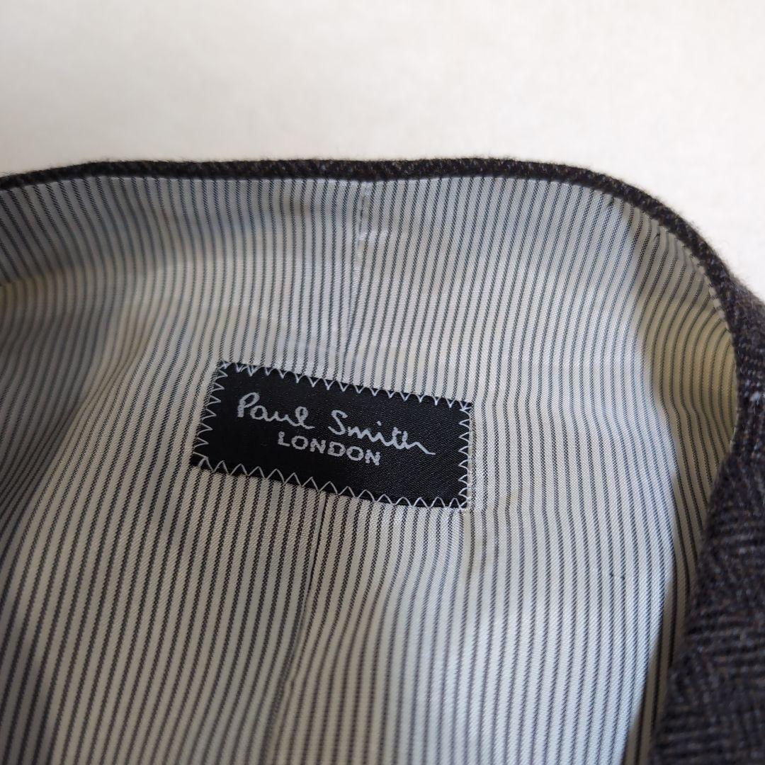 PaulSmith LONDON 日本製 メンズヘリンボーン織りジレ ベスト L