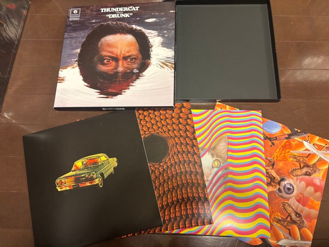 Thundercat◾️DRUNK◾️10inch◾️4枚組◾️赤盤◾️レコード
