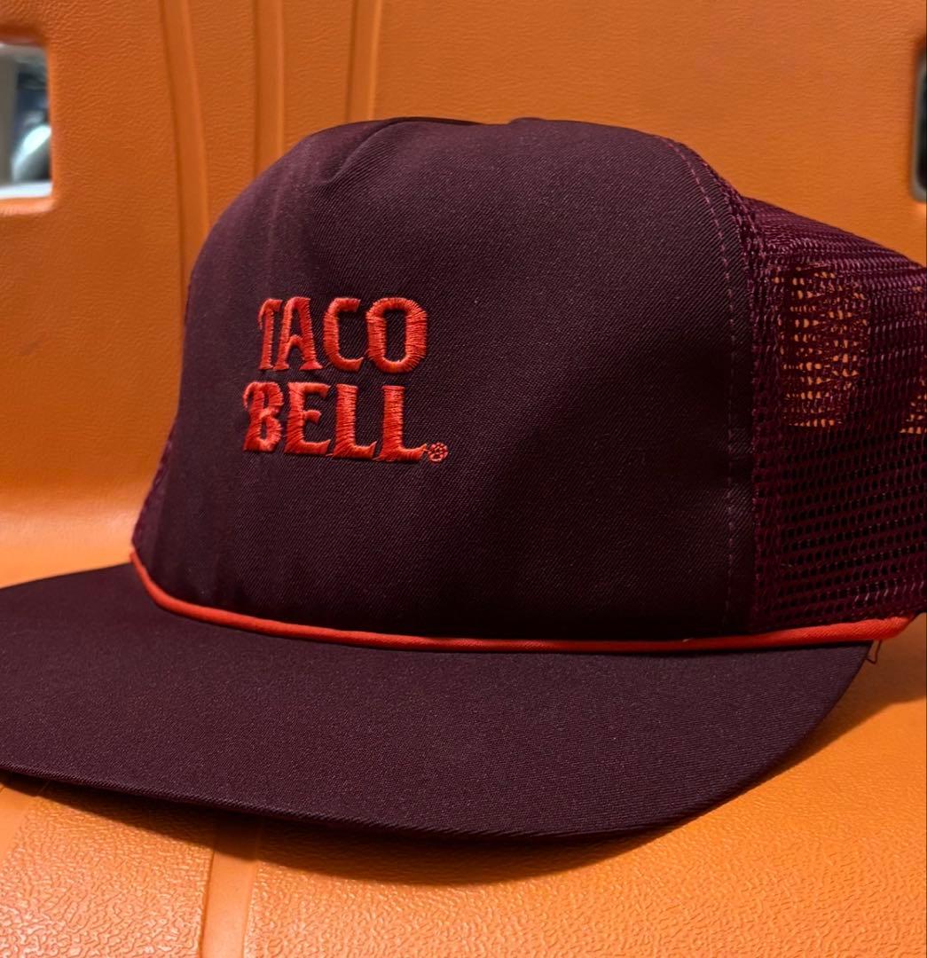 アメリカ製 80-90s デッドTACOBELL トラッカーキャップ タコベル