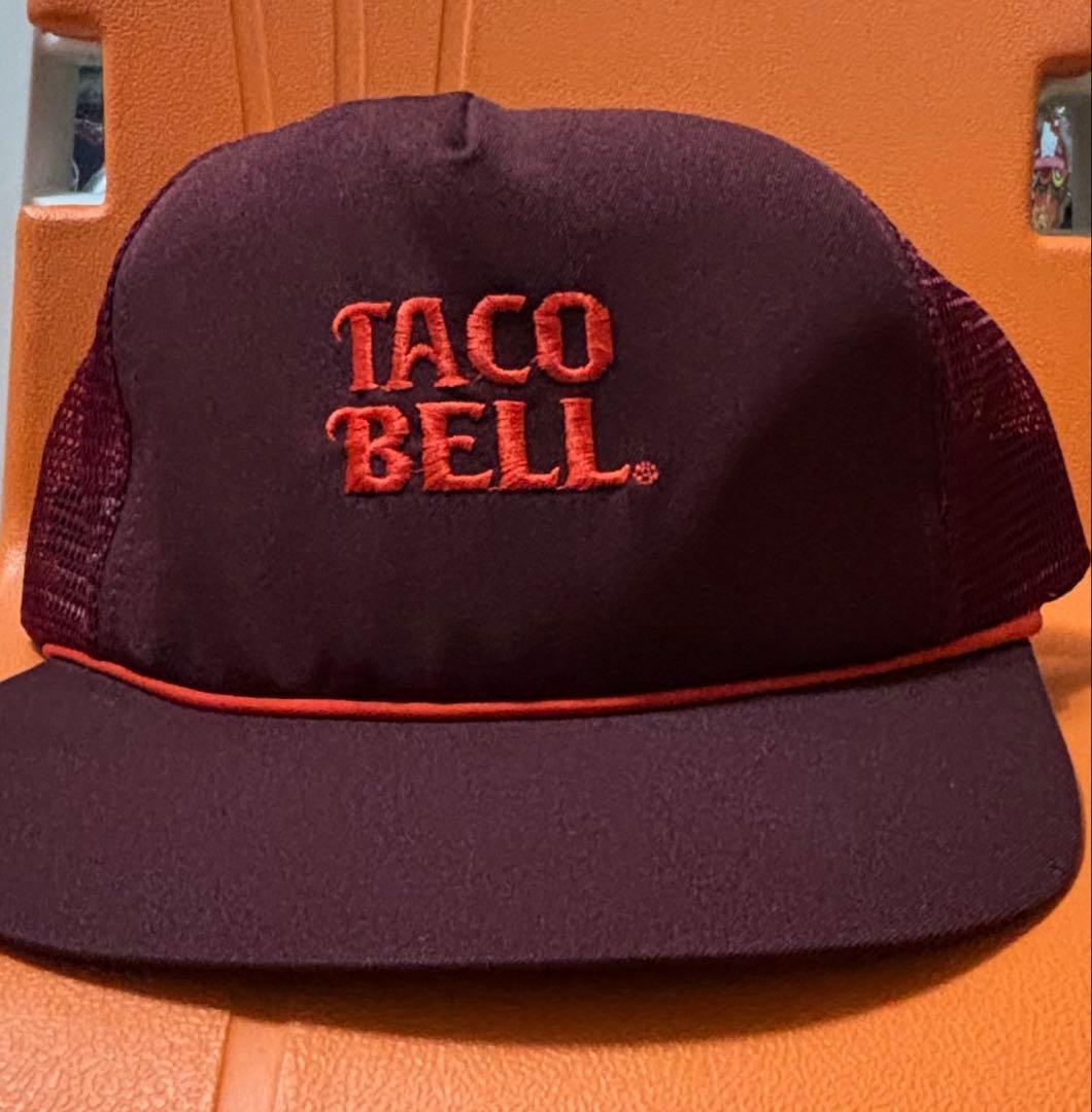 アメリカ製 80-90s デッドTACOBELL トラッカーキャップ タコベル
