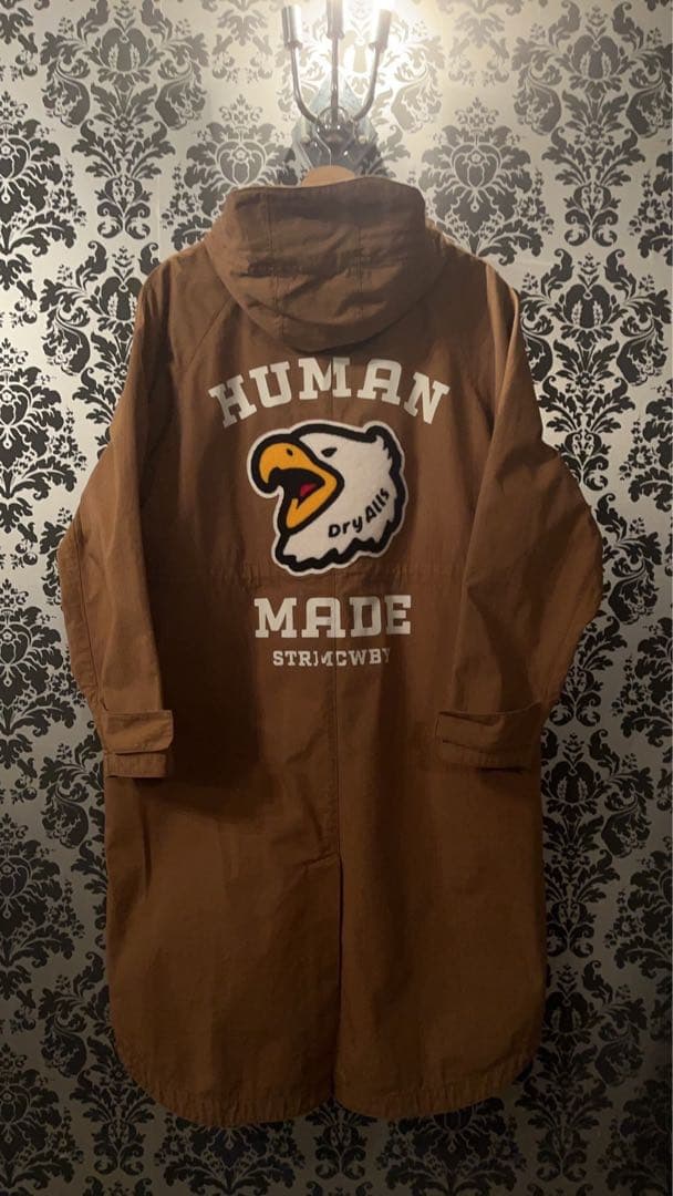 ジャケット・アウター Human Made Military Hooded Coat Brown