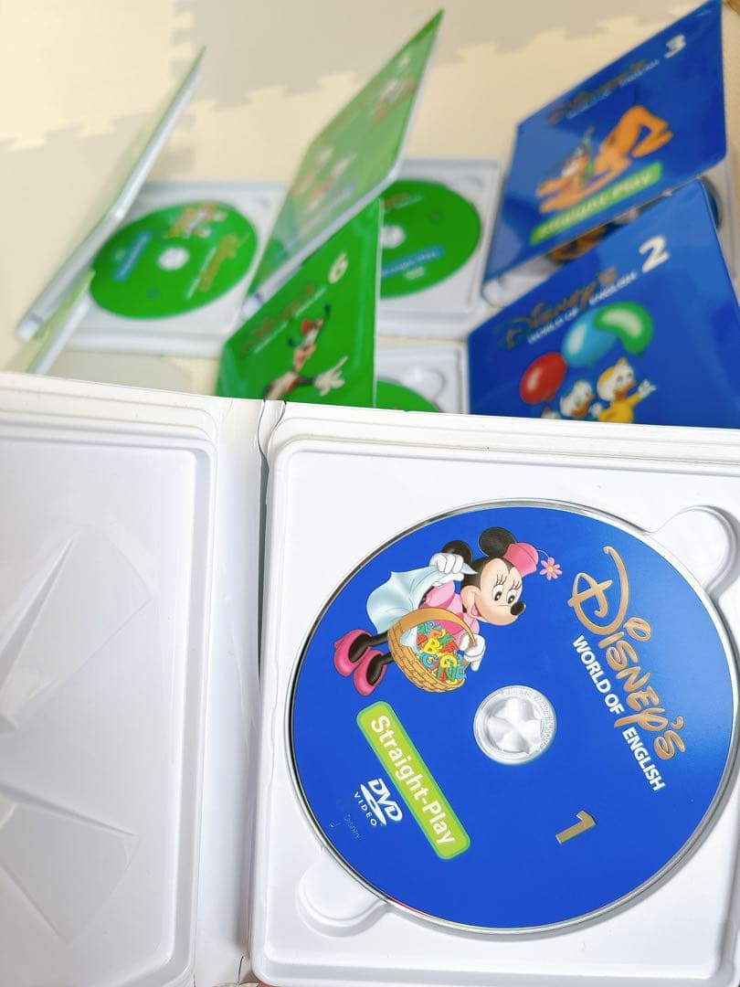 ディズニー 英語システムDVD セット 1〜12巻 ストレートプレイ　DWE