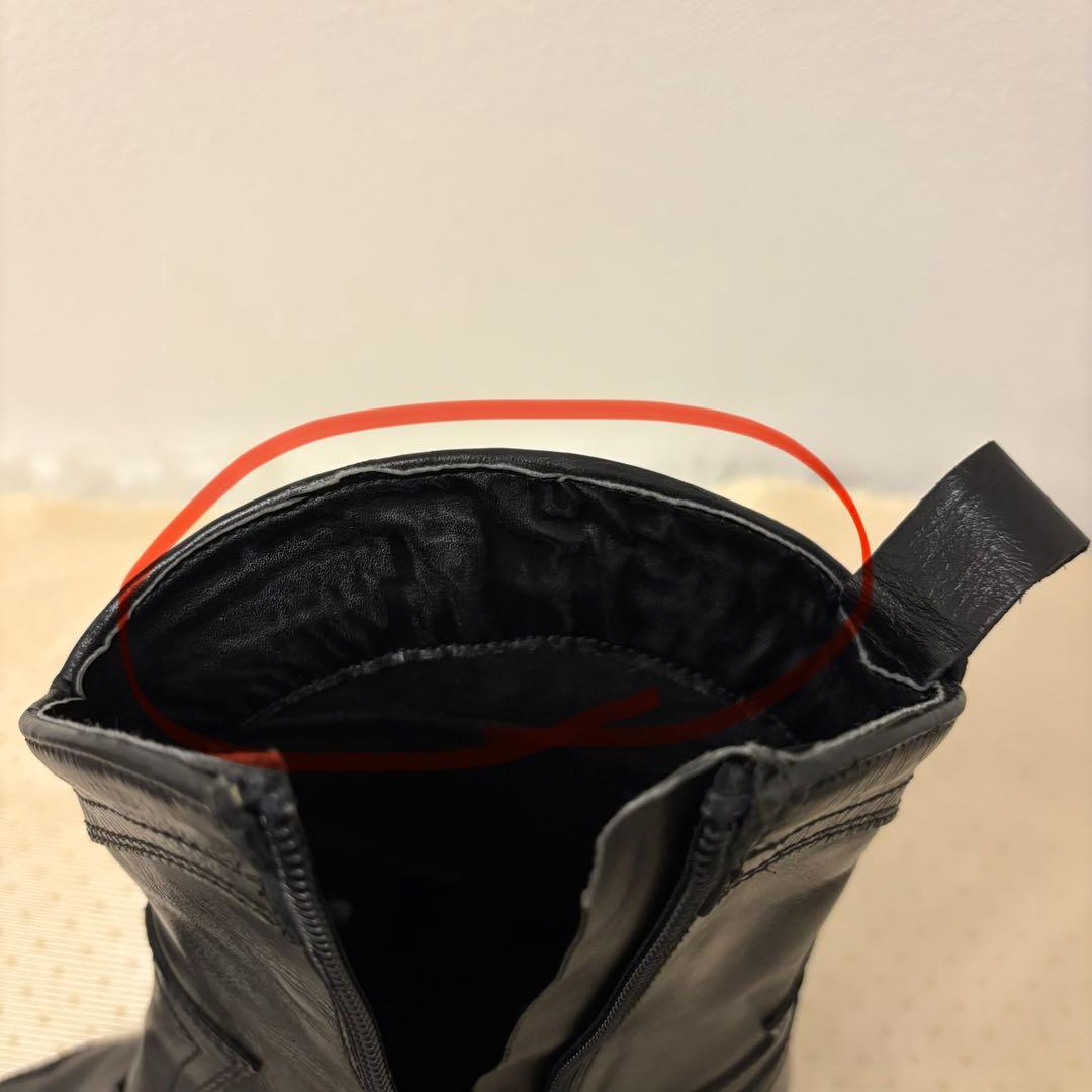ZARA 美品☆ヒール カウボーイアンクルブーツ ウエスタンブーツ 25cm