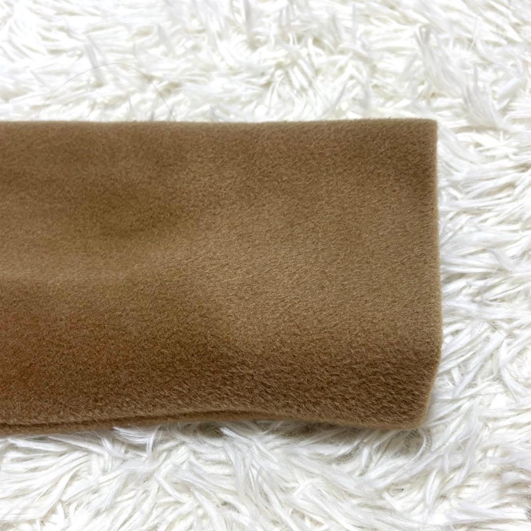 【美品】MAX &Co.　カシミヤ混　ロングコート　キャメル　大きな襟 M