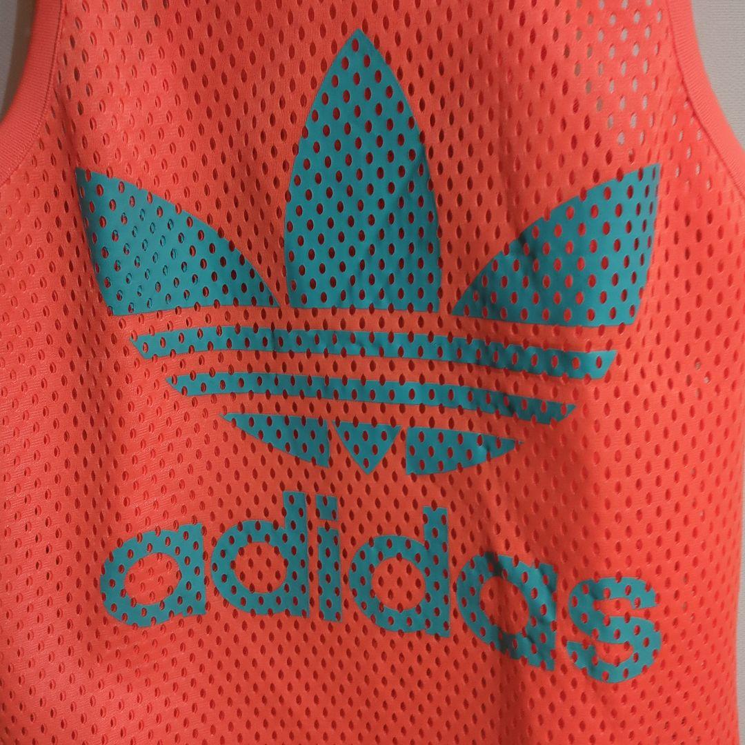 希少　美品　adidas　jeremy scott メッシュタンクトップ　М