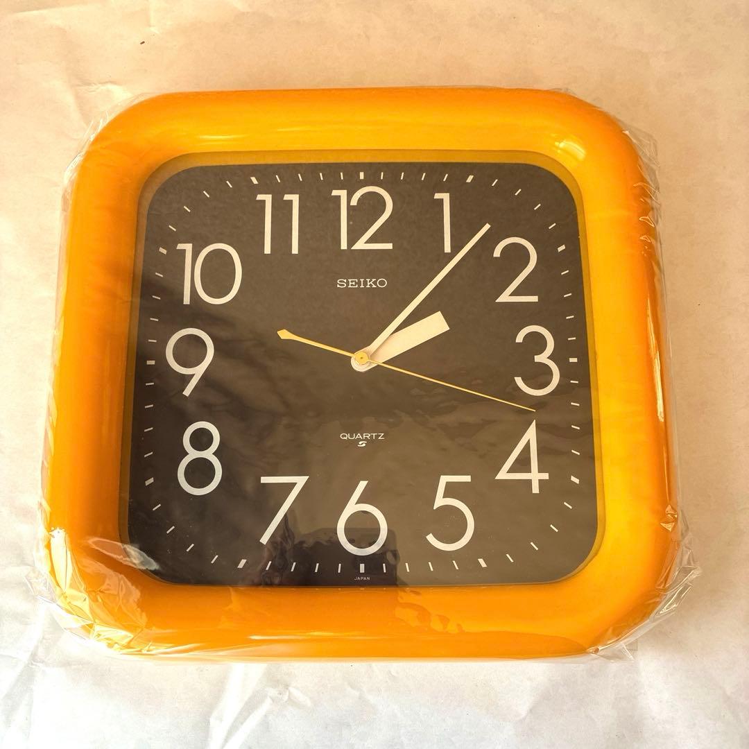d*2様 昭和レトロ 動作品 セイコー SEIKO 掛時計 ポップ 80年代　当
