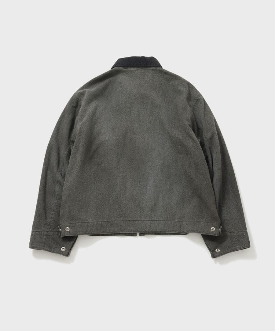 ジャケット・アウター A.PRESSE Black Chambray Detroit Jacket