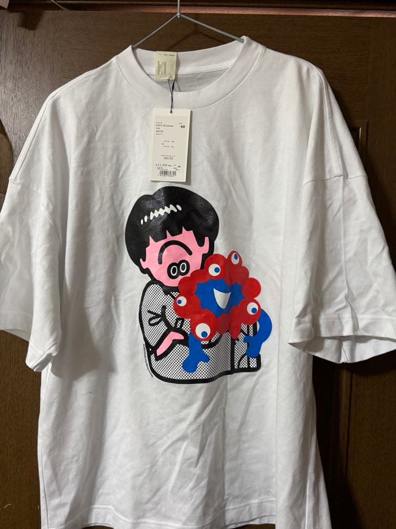 【タグ付】Nハリウッド×Face×ミャクミャク　Tシャツ　サイズ40　白　万博