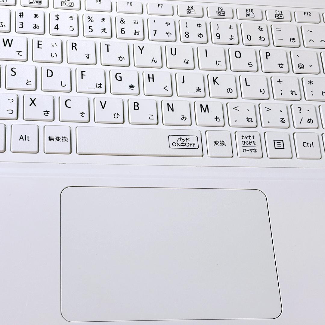 Corei7 第8世代・16GB・SSD・MSオフィス・ホワイト ノートパソコン