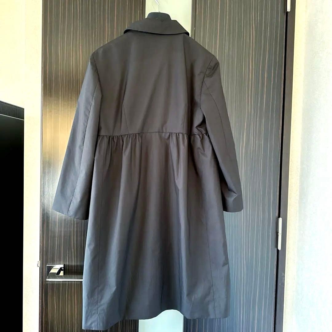 an 　YOKOCHAN ヨーコチャン ステンカラー ギャザーコート 40