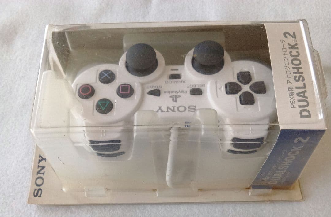 SONY　PSXコントローラー　DESR-10　純正品　白/ホワイト