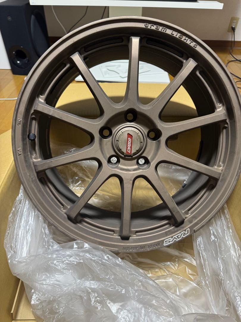 RAYS グラムライツ 18インチ 57NR ホイールとマックガードのみ
