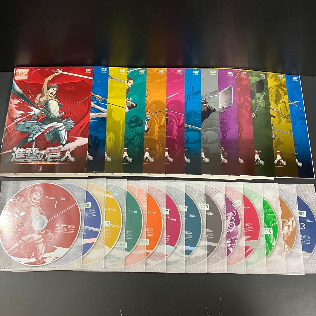 進撃の巨人 シーズン1~ファイナル レンタルDVD アニメ 全巻セット