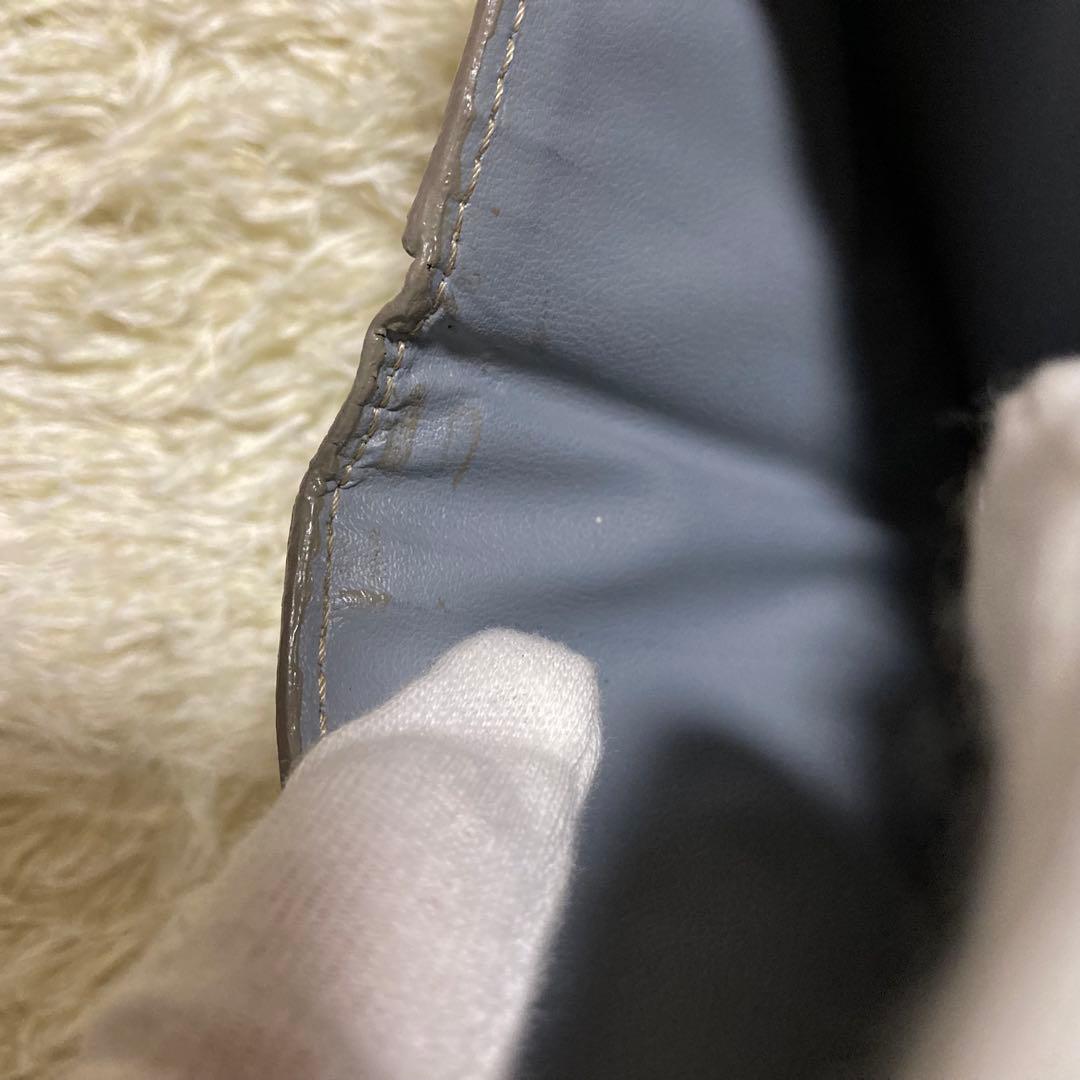 FENDI フェンディ 二つ折り財布 エフイズ グレー グレージュ