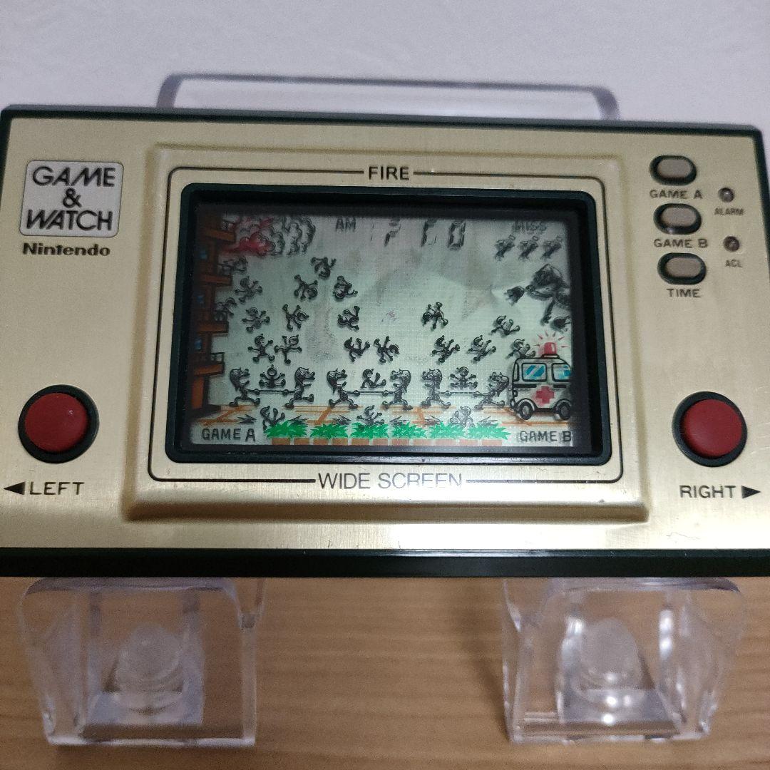 ゲーム＆ウォッチ　ファイア　ニンテンドー　任天堂　メンテナンス済み