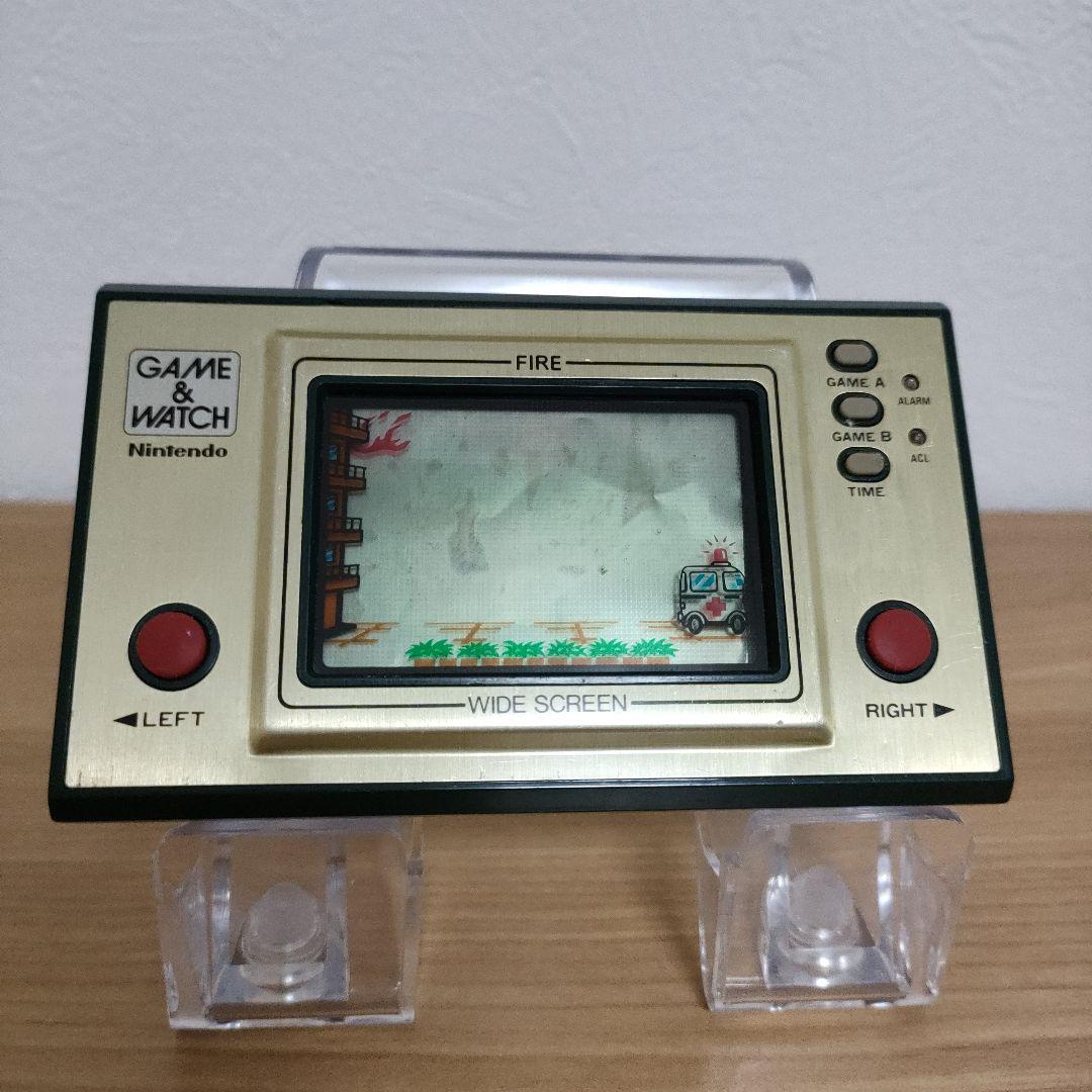 ゲーム＆ウォッチ　ファイア　ニンテンドー　任天堂　メンテナンス済み