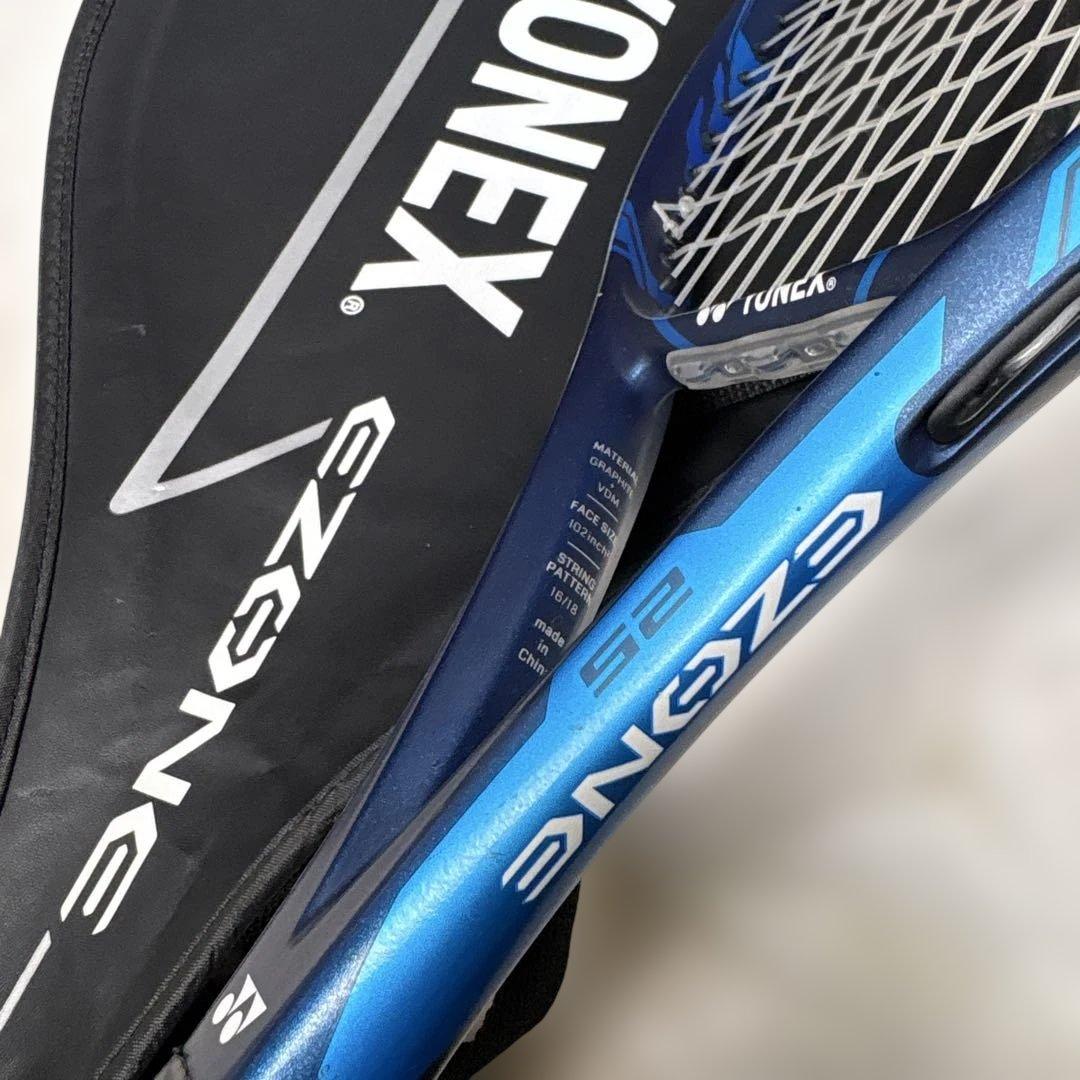 【良品】YONEX硬式テニスラケット ジュニア EZONE 25 23２本ケース