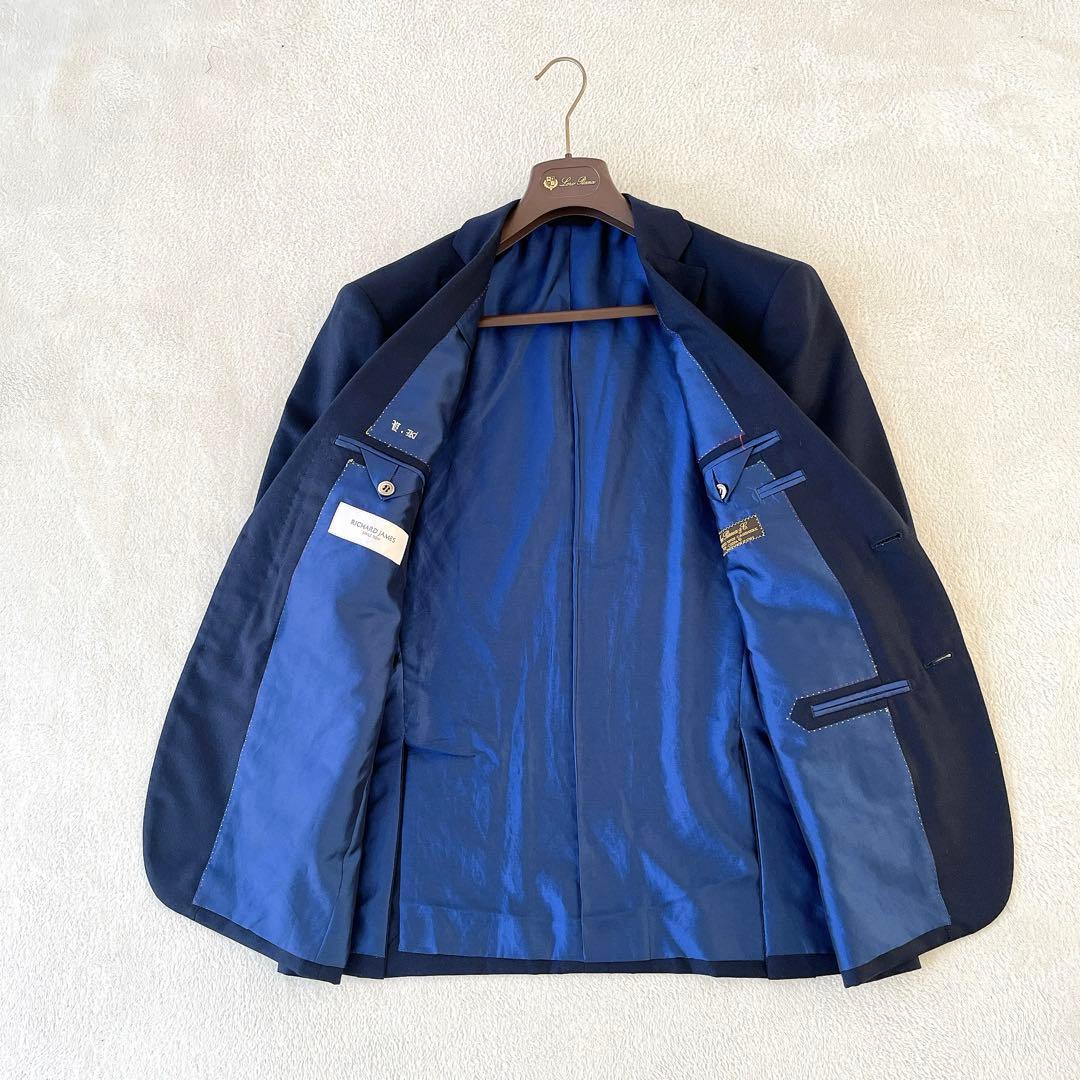 ★RICHARD JAMES★ロロピアーナ カシミヤ100 ネイビージャケットL