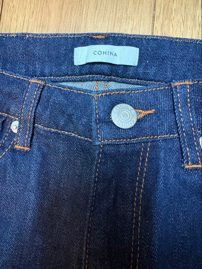 低身長さんむけCOHINA DENIM ブーツカットshort