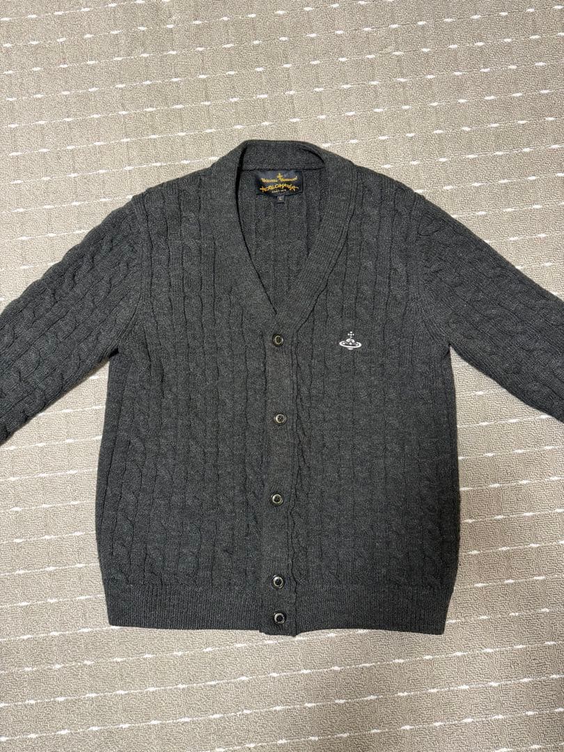Vivienne Westwood ケーブルニットカーディガン L