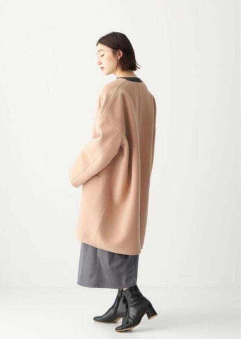 CITEN ソフトリバー ルーズ ロングコート 定価1.9万円