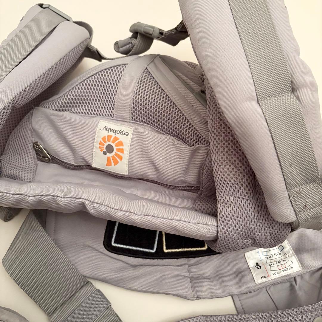 ergobaby OMNI 360 抱っこ紐 グレー　クールエアー　メッシュ
