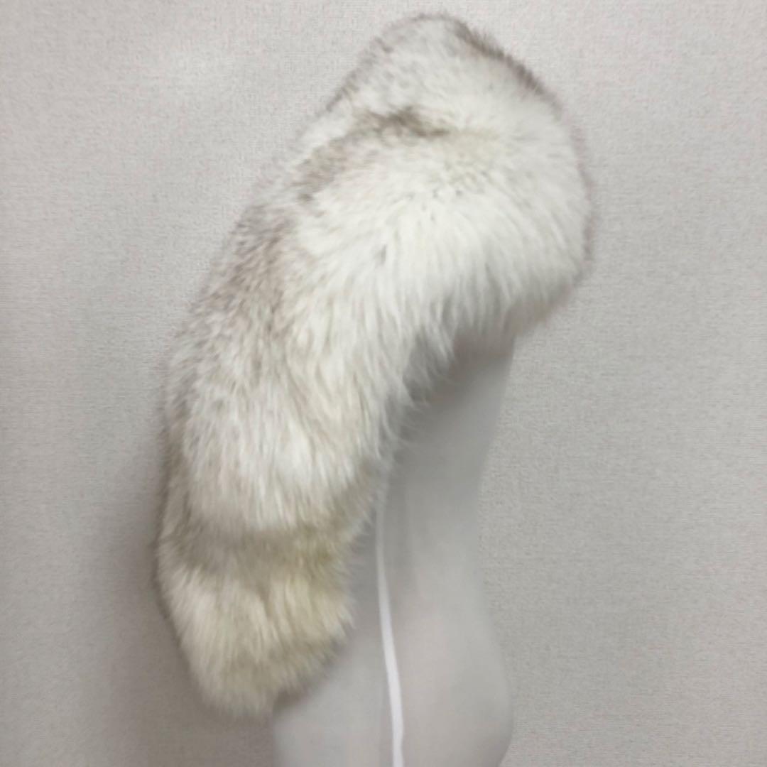 ✨美品✨サガフォックス ショール 本毛皮 ブルーフォックス リアルファー