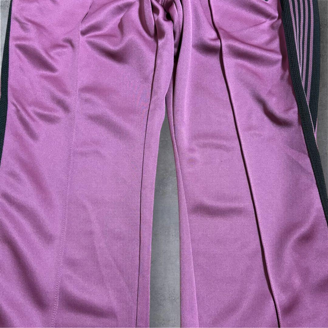 【N14】NeedlesニードルズブーツカットトラックパンツSピンク系