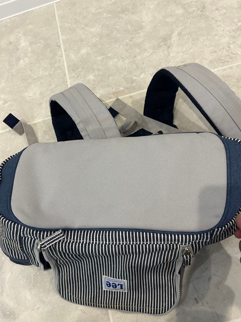 Lee ヒッコリーストライプキャリーバッグ美品