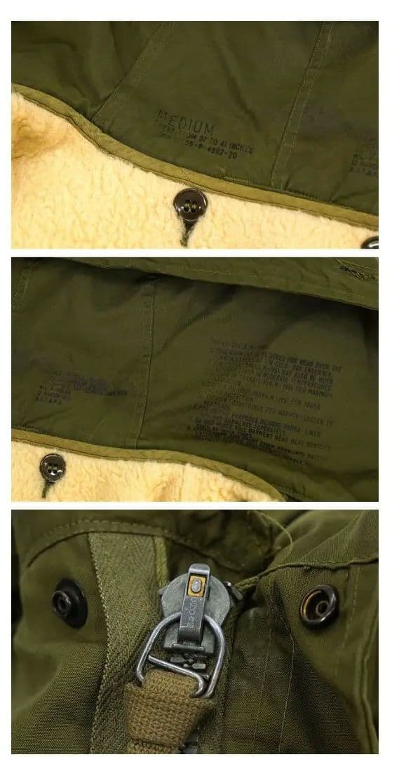'53 U.S.ARMY M-51フィッシュテールパーカ、M65ライナー付属