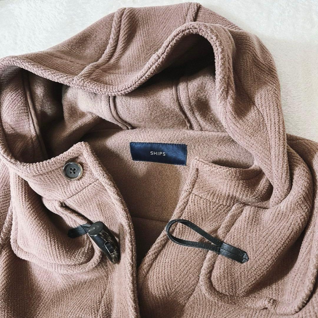 美品　SHIPS ダッフルコート vallombrosa ヘリンボーン　M