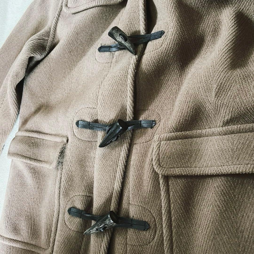 美品　SHIPS ダッフルコート vallombrosa ヘリンボーン　M