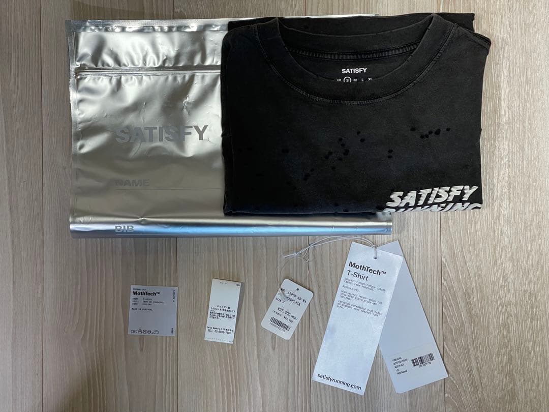 Satisfy Mothtech T-Shirt 24FW Sサイズ