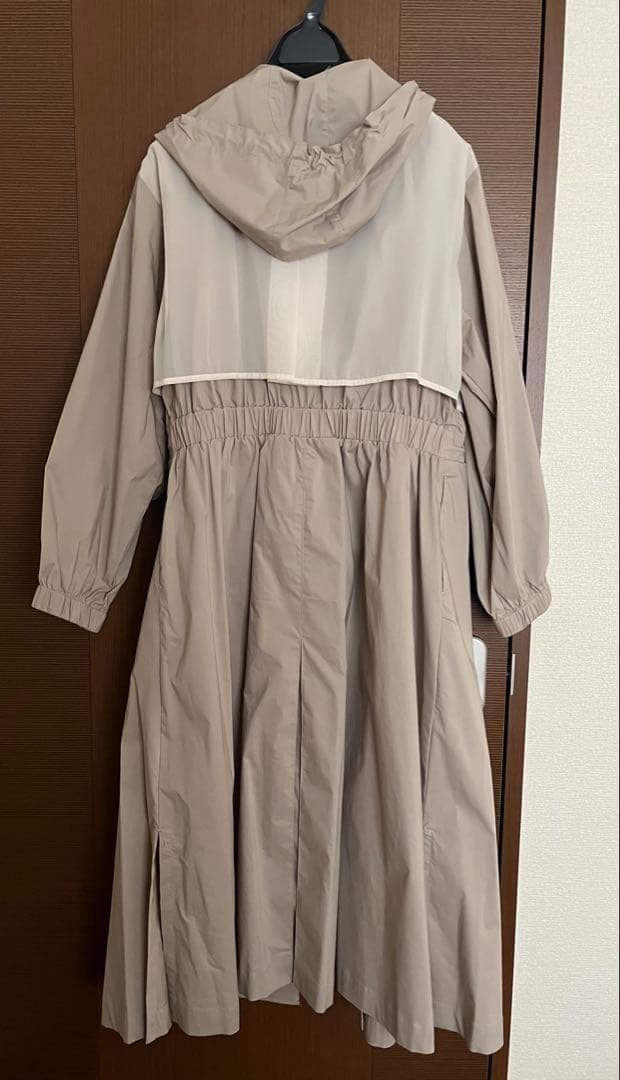 【新品・タグ付き】YECCA VECCA シアー MIX ロング ZIP コート