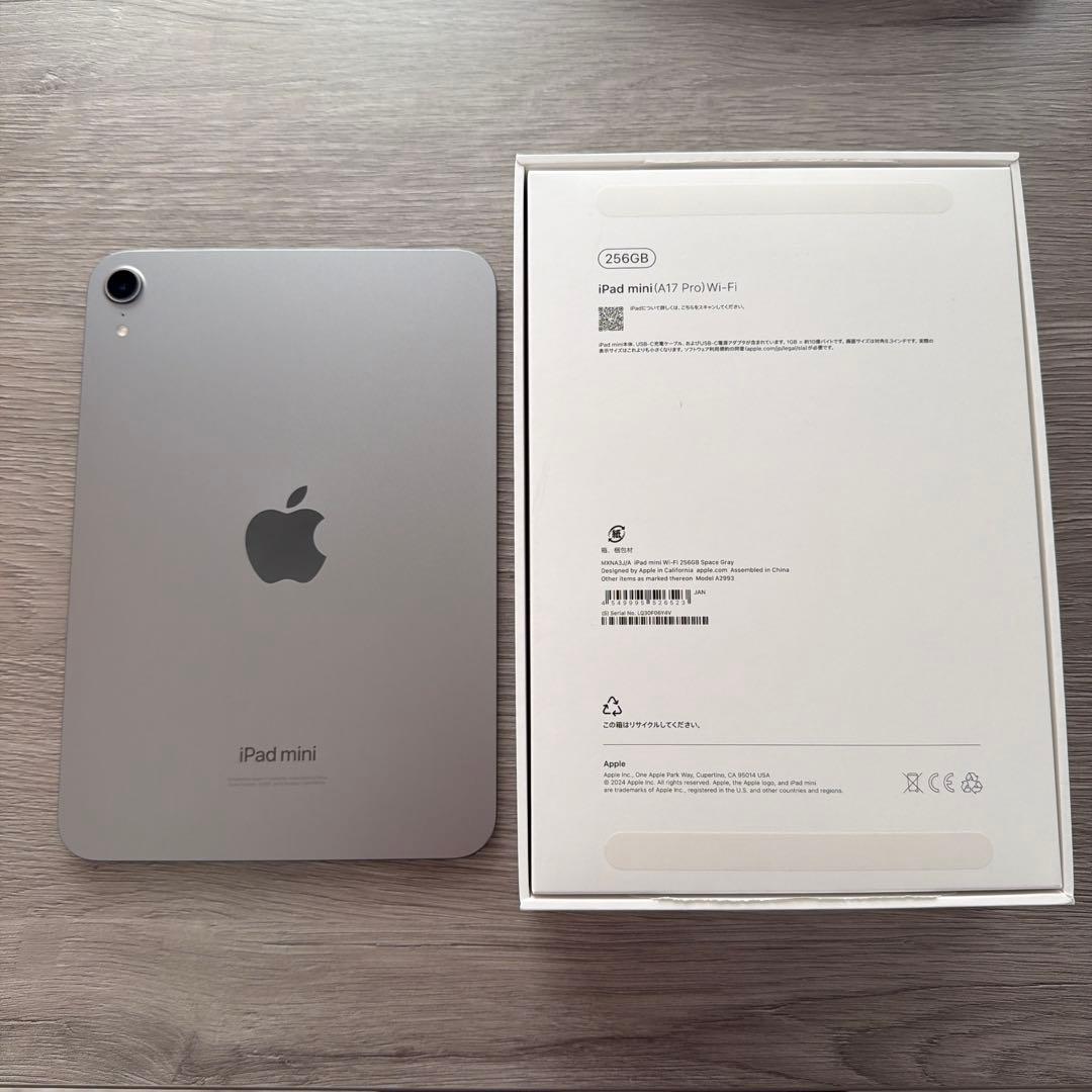 iPad mini (A17 Pro) Wifi 256GB スペースグレイ