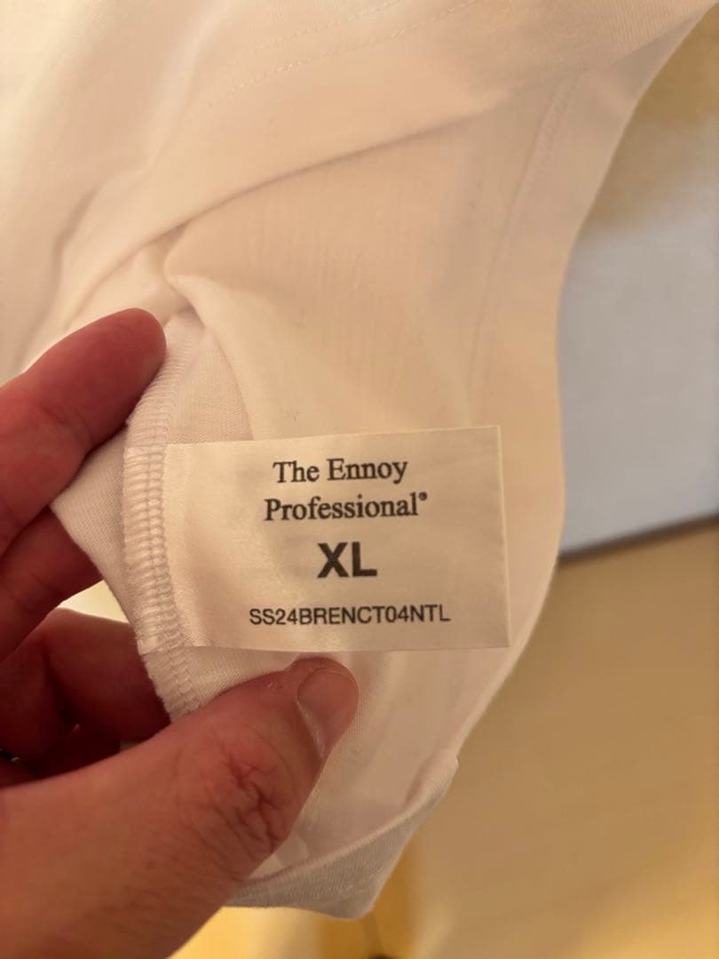 u*a様 The Ennoy Professional 24SS ホワイト 半袖