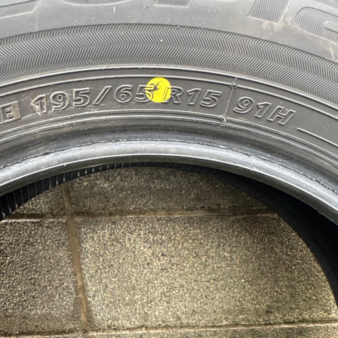 BRIDGESTONE 195/65R15 2本　25年製　中古品