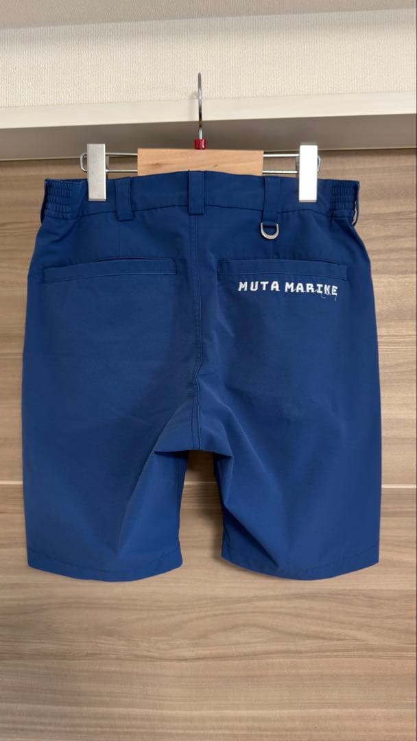 ま*ん様 MUTA MARINE ネイビー ショートパンツ