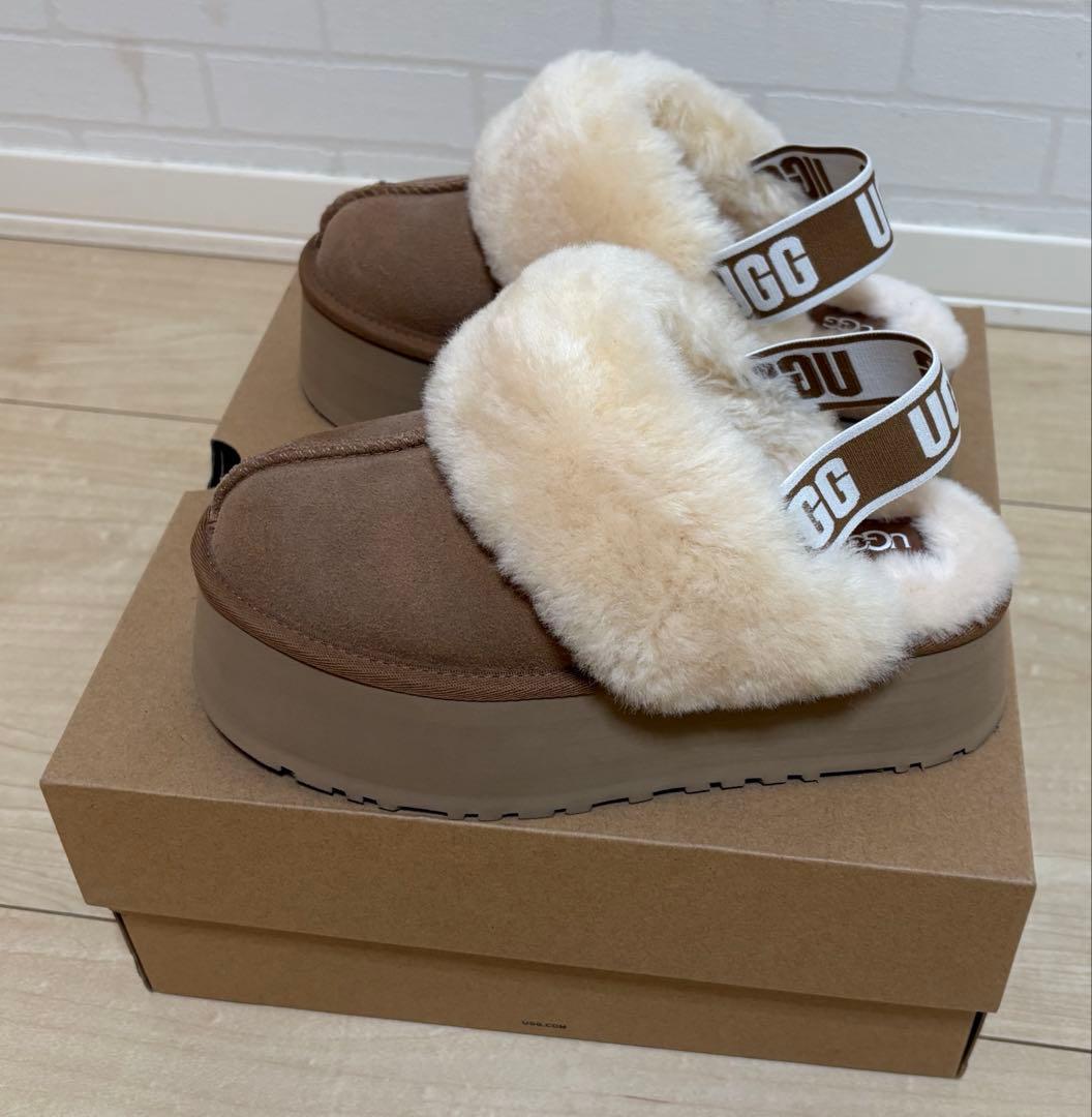 【UGG】FUNKETTE ファンケット　23センチ　ストラップ　厚底