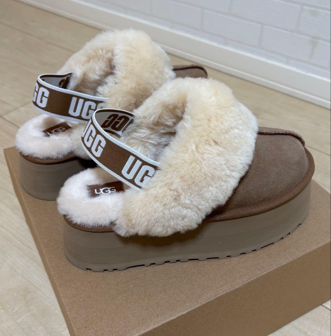 【UGG】FUNKETTE ファンケット　23センチ　ストラップ　厚底