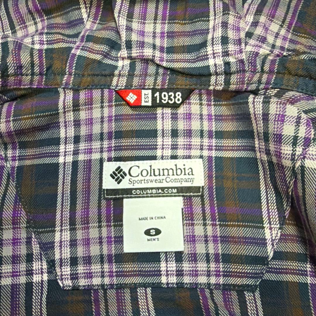 Y2K Columbia チェック ジャケット コットン ドローコード フード