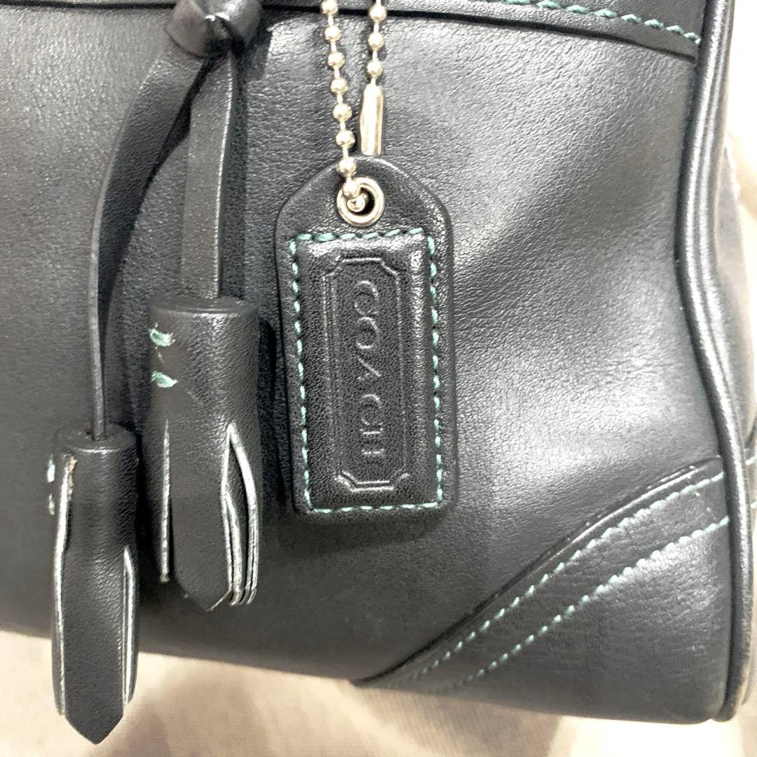 d*2様 COACH ハンドバッグ ミニボストン ブラック 黒
