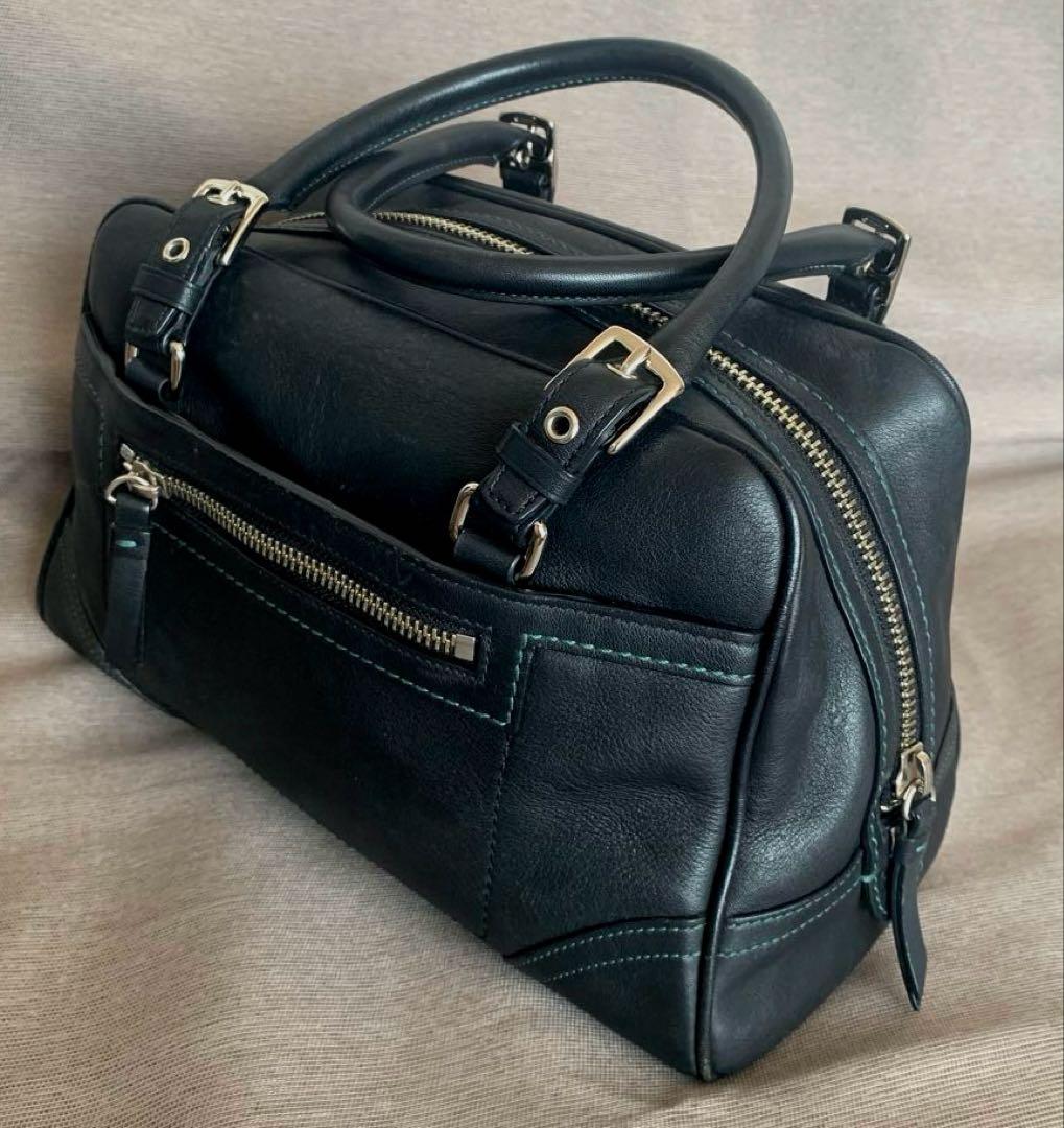 d*2様 COACH ハンドバッグ ミニボストン ブラック 黒