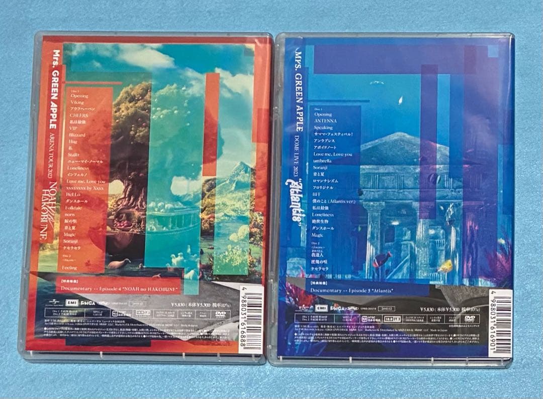 Mrs.GREEN APPLE DVD 2点 ノアの方舟 Atlantis