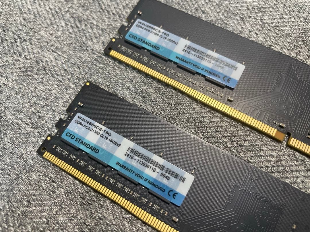 CFD W4U2666CS-16G DDR4-2666 16GBｘ2枚組