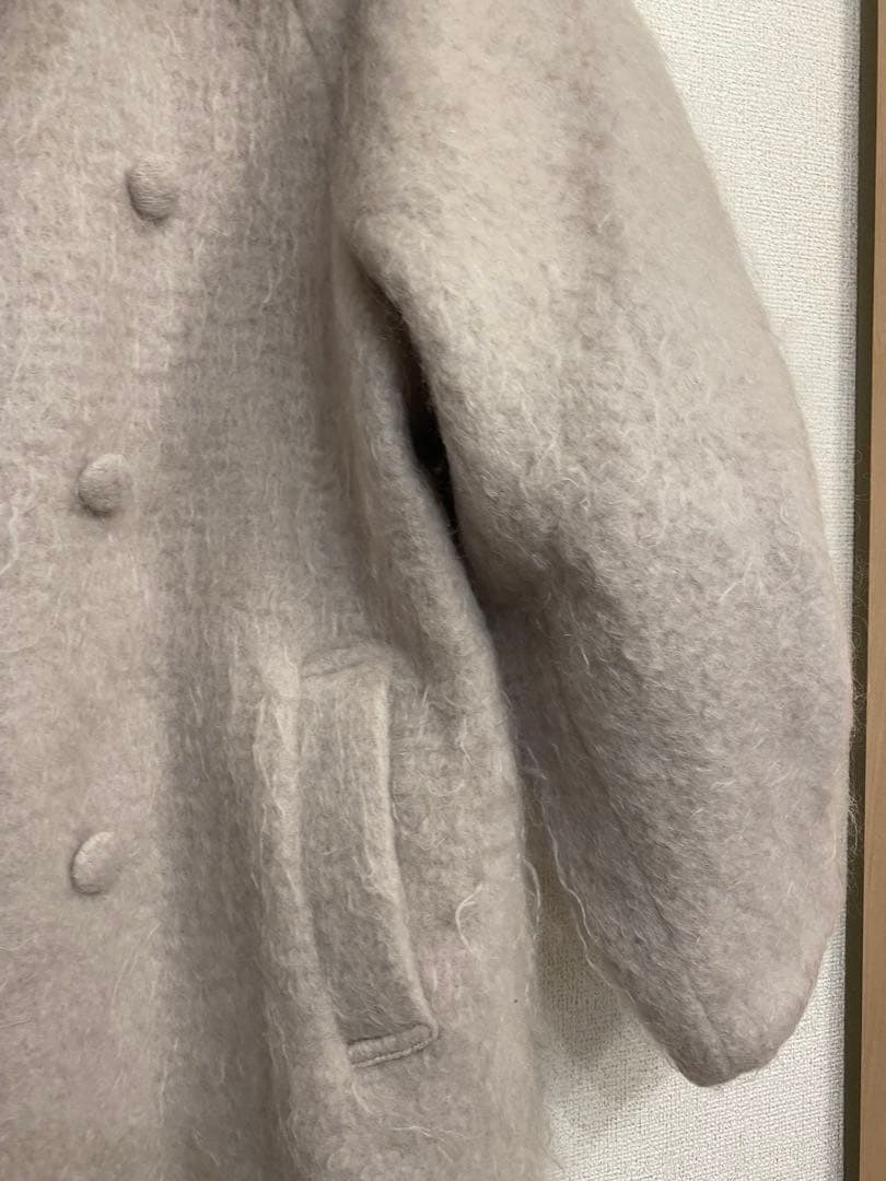 最終値下げDEFORMATION COLLAR SHAGGY COAT