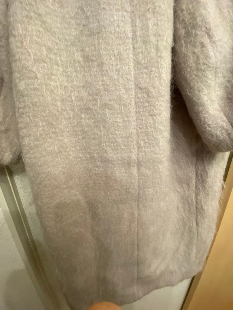 最終値下げDEFORMATION COLLAR SHAGGY COAT
