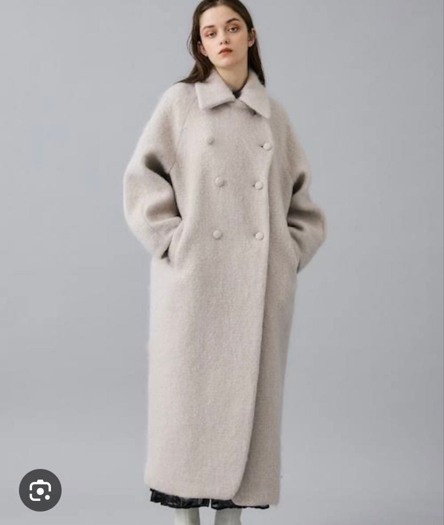 最終値下げDEFORMATION COLLAR SHAGGY COAT