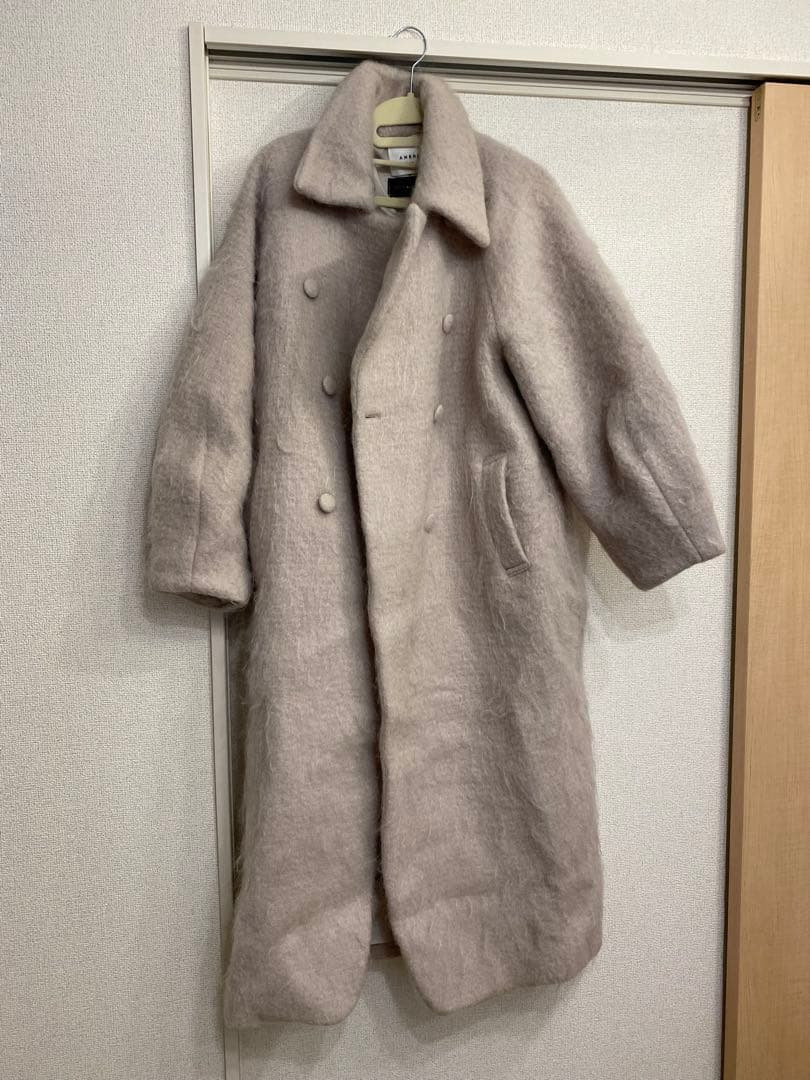 最終値下げDEFORMATION COLLAR SHAGGY COAT